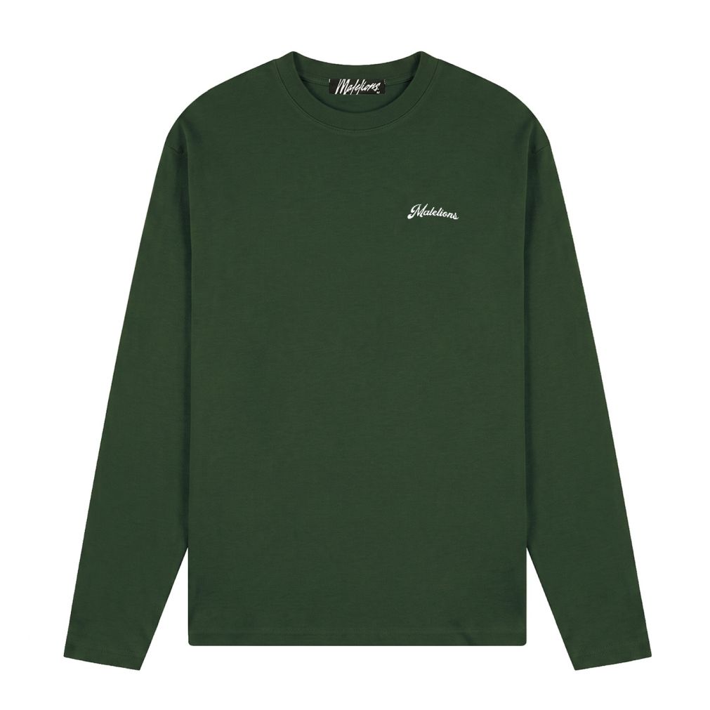 Malelions Victory Taste Longsleeve T-shirt Donker Groen
