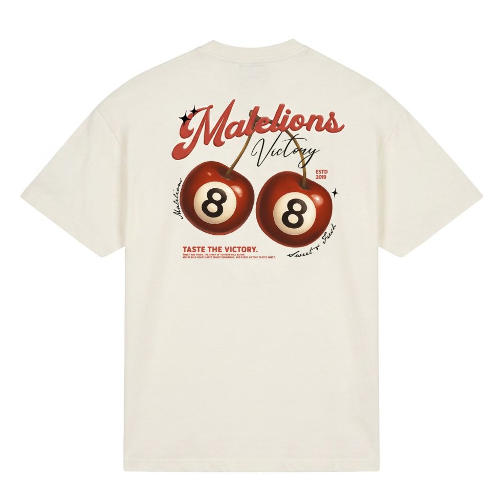Malelions Victory Taste T-shirt Off White