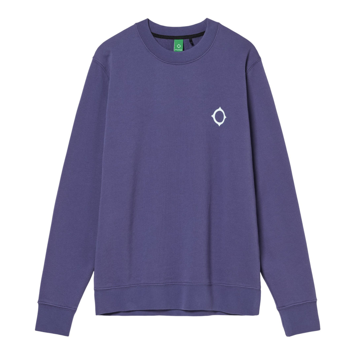 Ma.Strum Aster Back Print Sweater Blauw