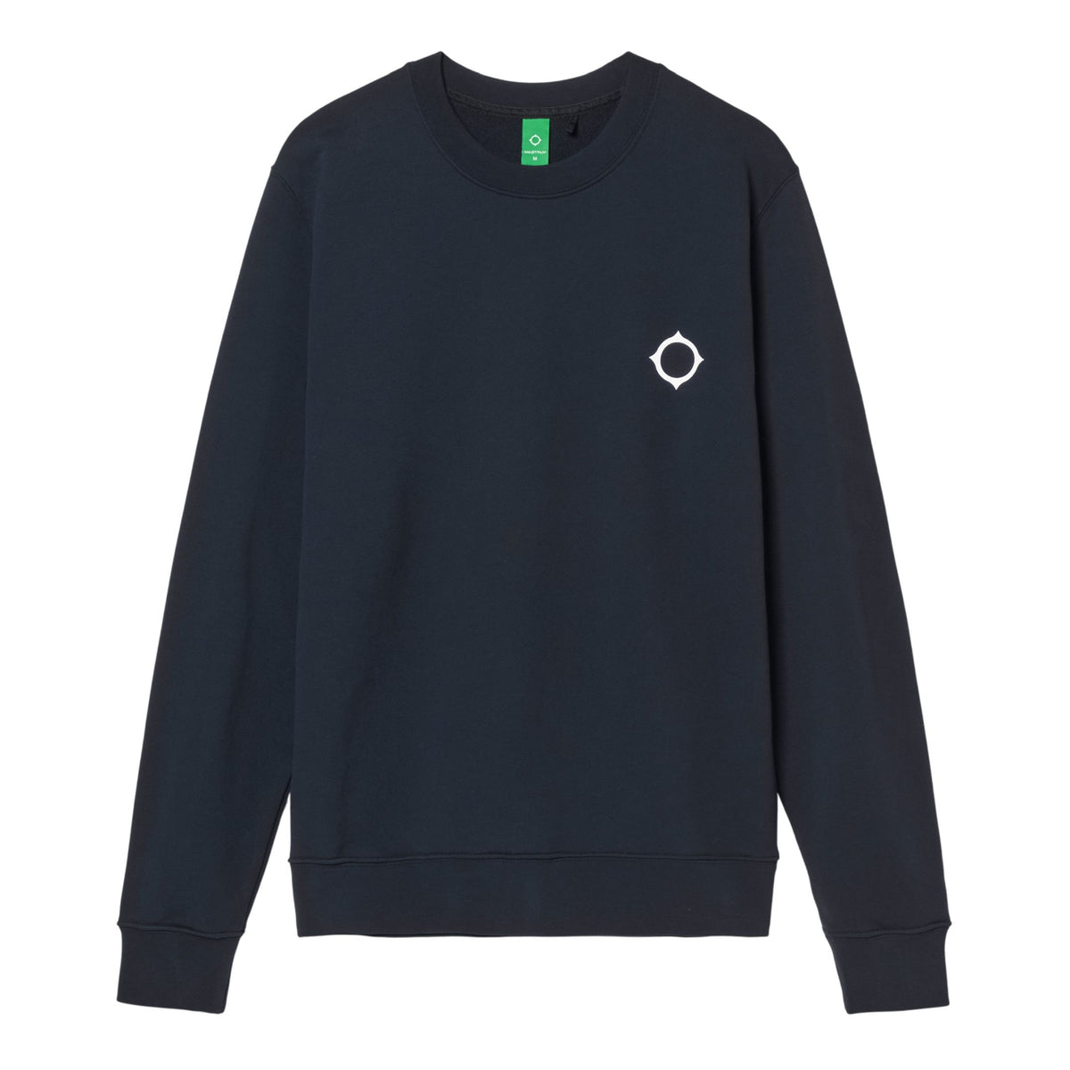 Ma.Strum Aster Back Print Sweater Navy