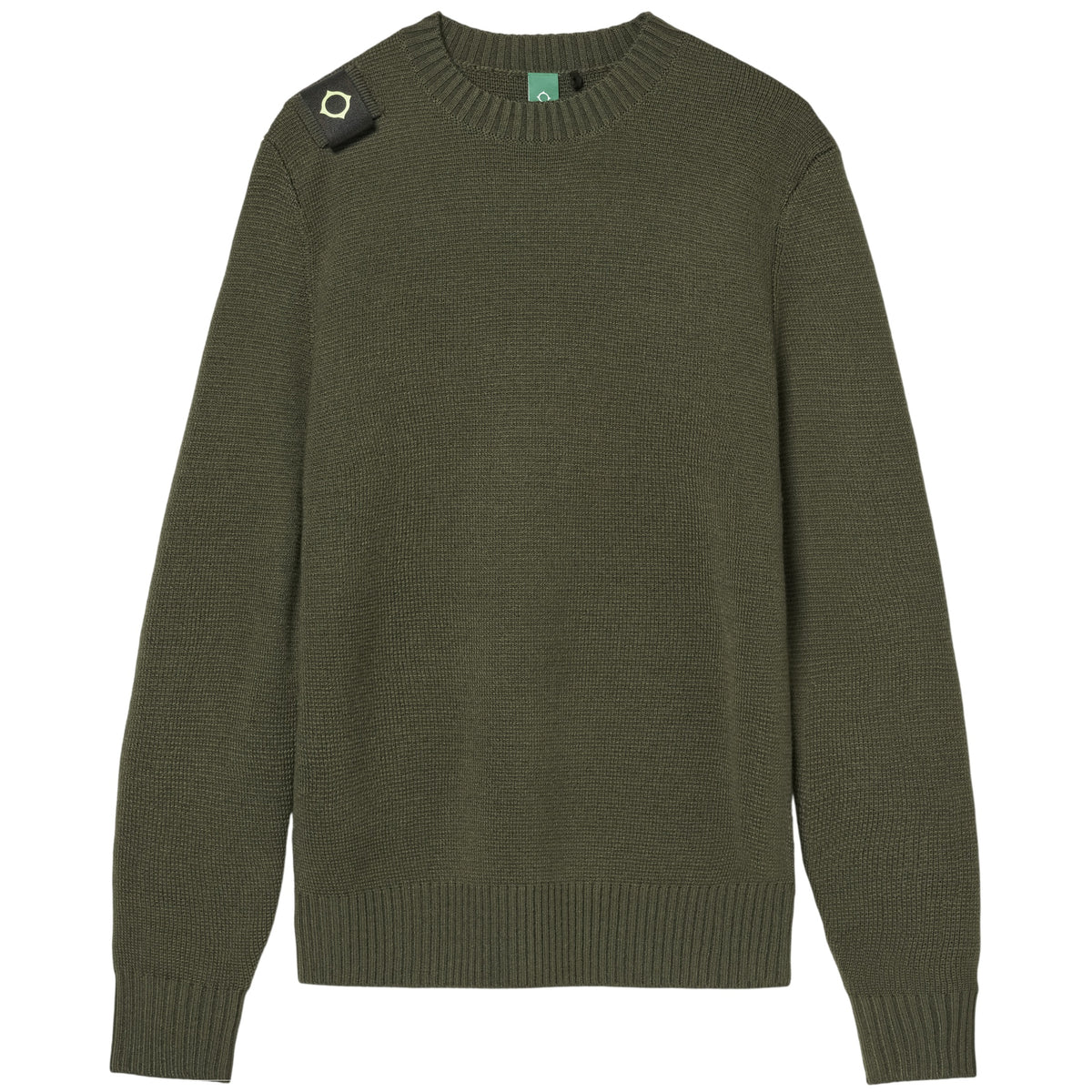 Ma.Strum Oka Sweater Donker Groen