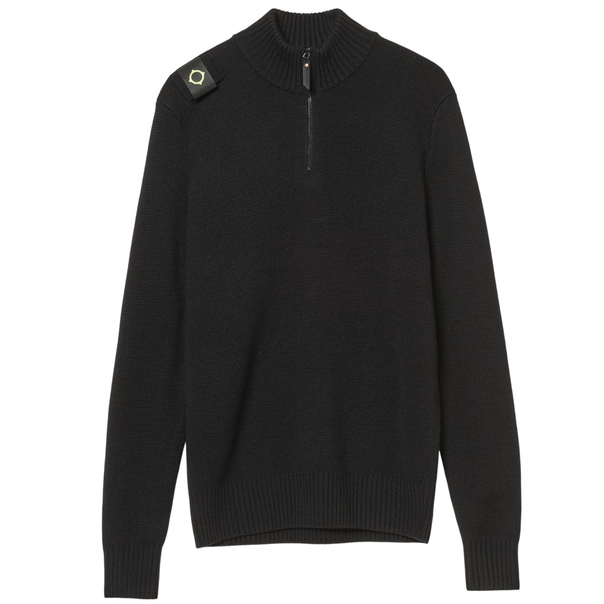 Ma.Strum Sarl Quarter Zip Sweater Zwart