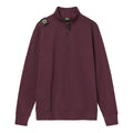 Ma.Strum Training Quarter Zip Sweater Bordeaux