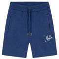 Malelions Striped Signature Korte Broek Blauw