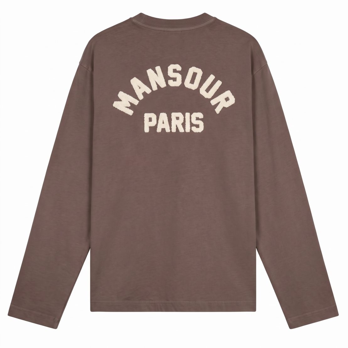 Mansour Paris College Longsleeve T-shirt Bruin