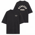 Mansour Paris College T-shirt Zwart