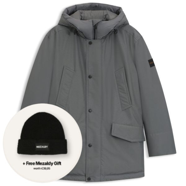 Boss Osiass Parka Grijs