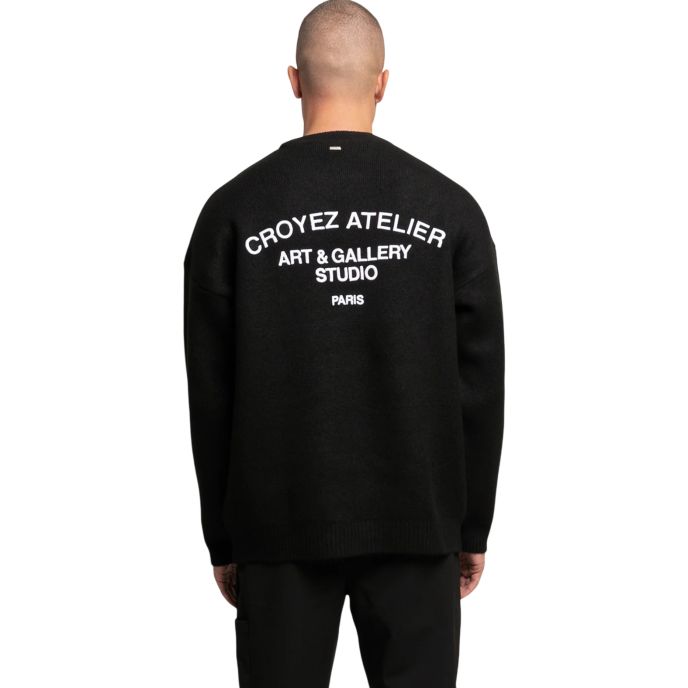 Croyez Art Studio Knit Sweater Zwart