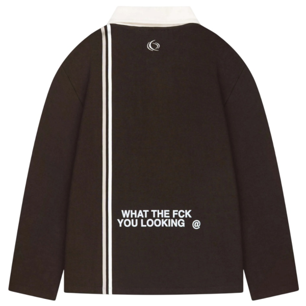 Quotrell Jameson Longsleeve Polo Bruin