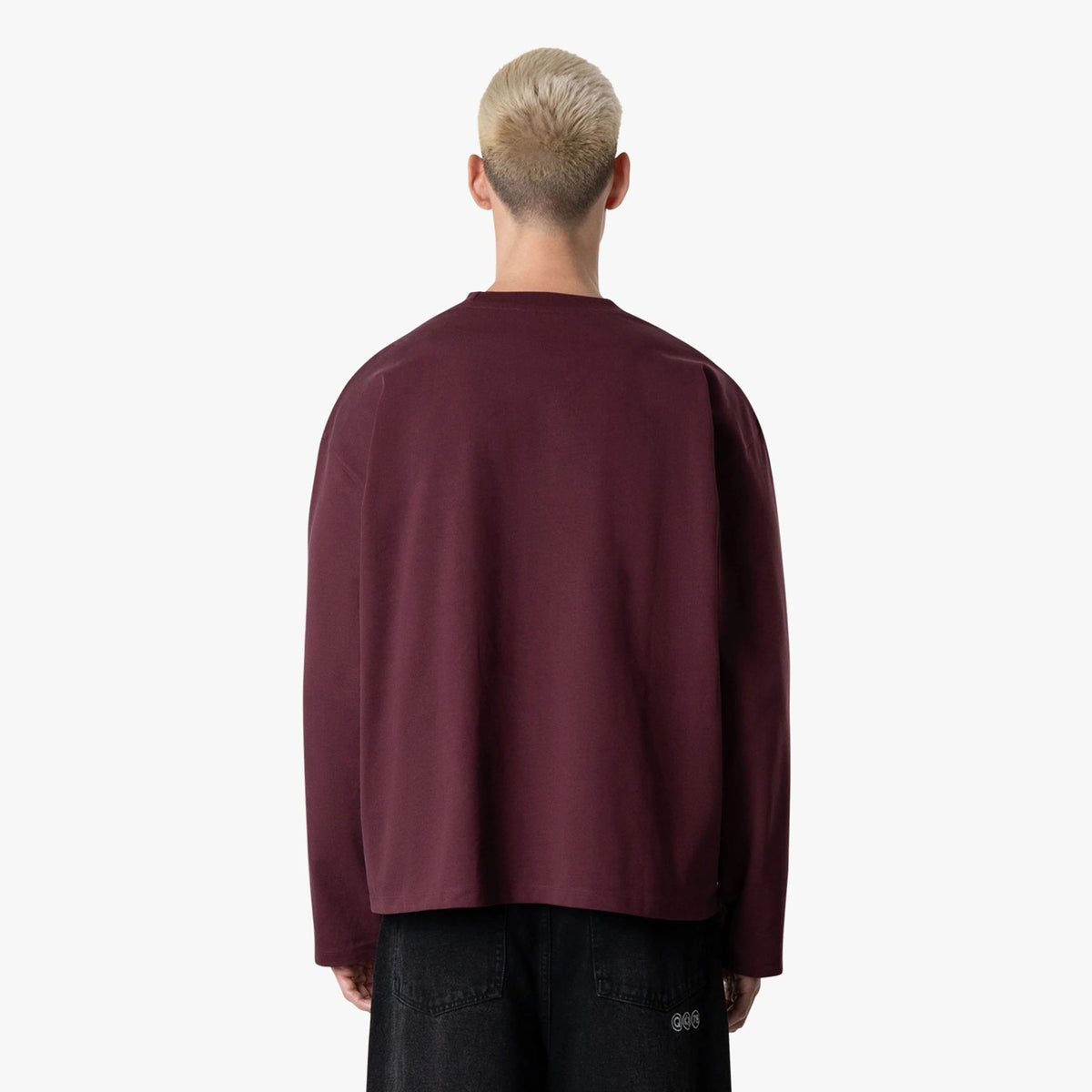 Quotrell Base Longsleeve T-shirt Bordeaux