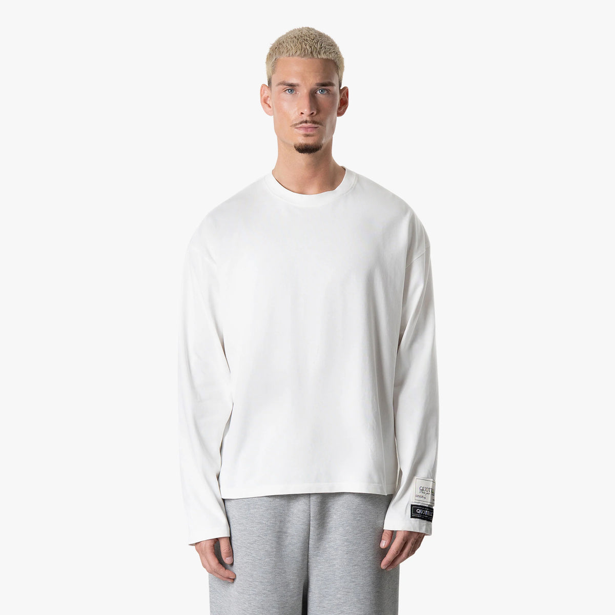 Quotrell Base Longsleeve T-shirt Wit