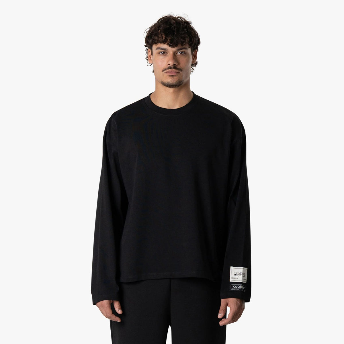 Quotrell Base Longsleeve T-shirt Zwart