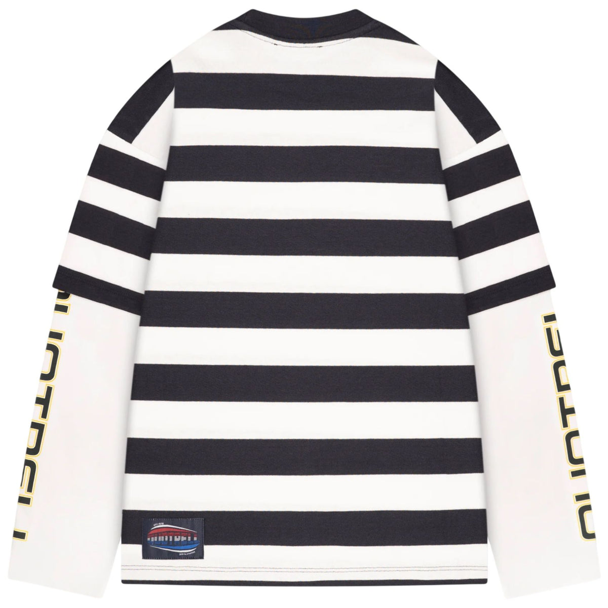 Quotrell Form Longsleeve T-shirt Navy/Wit