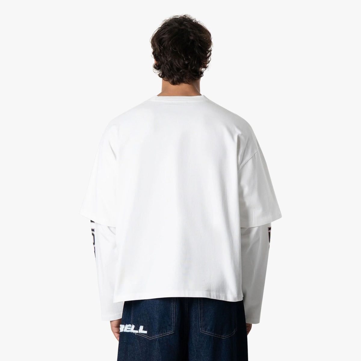 Quotrell Form Longsleeve T-shirt Wit