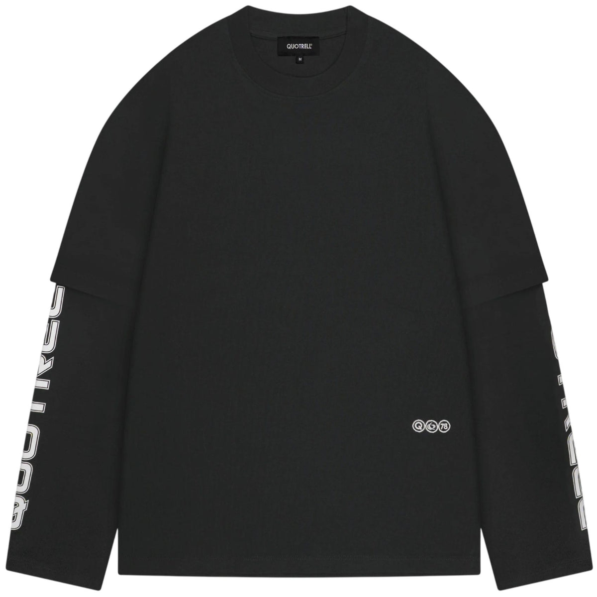 Quotrell Form Longsleeve T-shirt Zwart