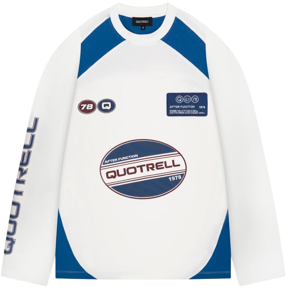 Quotrell Frame Longsleeve T-shirt Wit