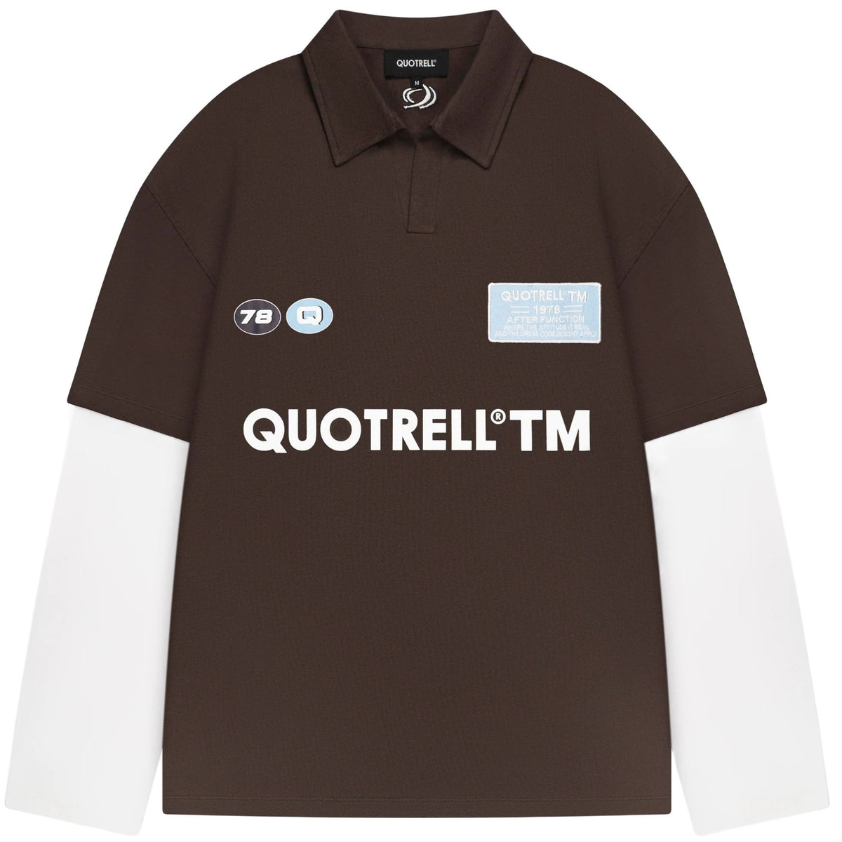 Quotrell Function Longsleeve Polo Bruin