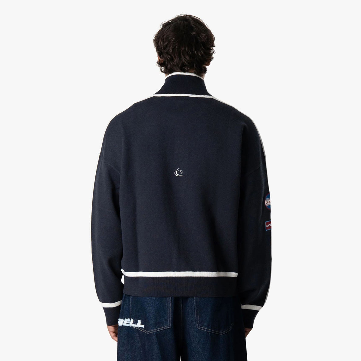 Quotrell Max Knitted Vest Navy