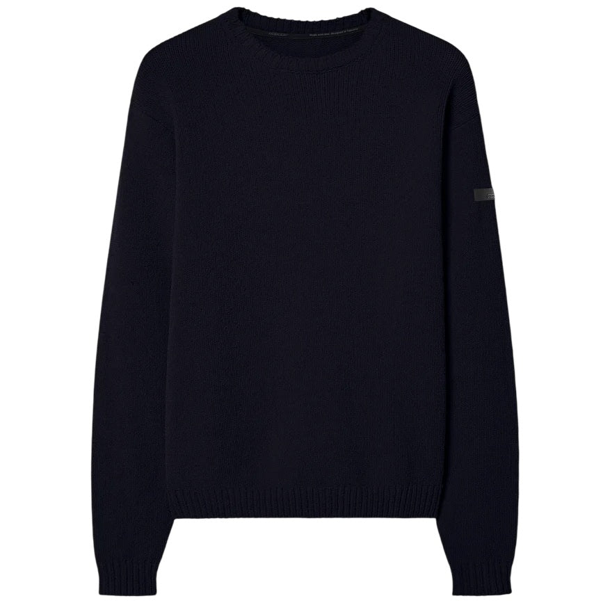 Roberto Ricci Designs Cinematt Round Knit Sweater Navy