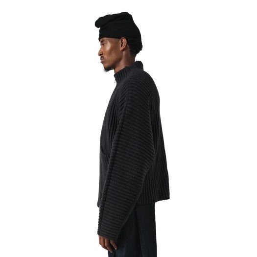 Seventh Globe Rib Knit Cardigan Navy