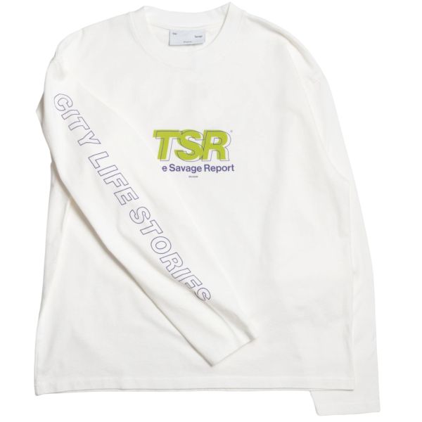 The Savage Report TSR Sport Longsleeve T-shirt Off White