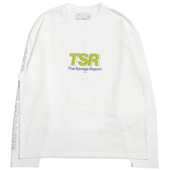 The Savage Report TSR Sport Longsleeve T-shirt Off White