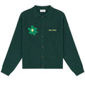 Arbor Antwerp Green Flower Knit Vest Groen