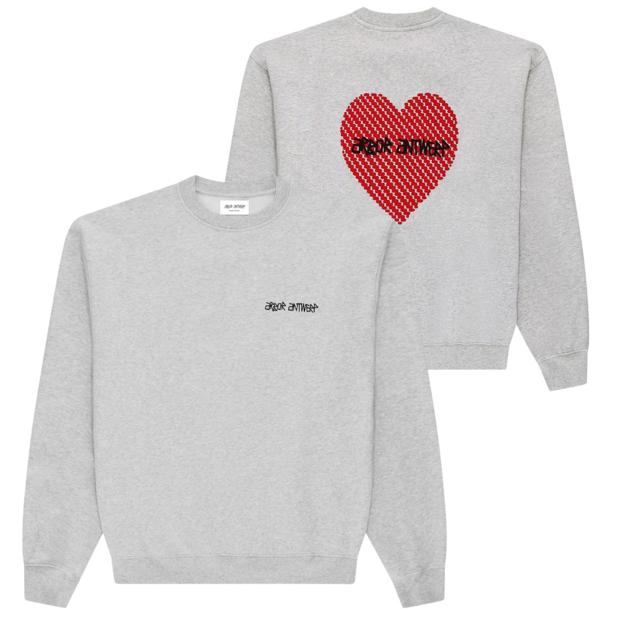 Arbor Antwerp Heartwork Sweater Grijs