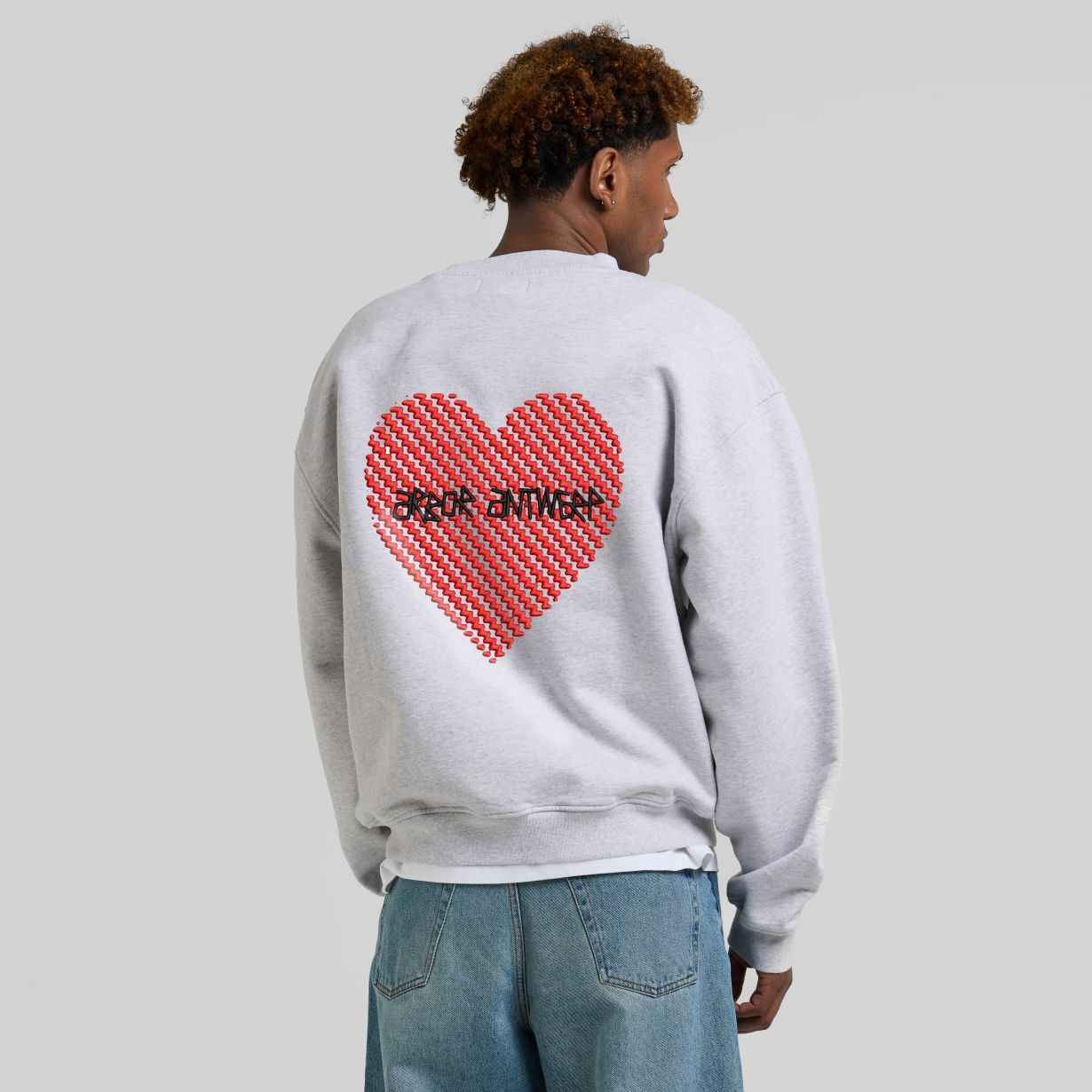 Arbor Antwerp Heartwork Sweater Grijs