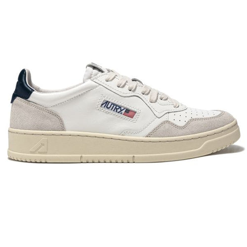 Autry Medalist Low Sneaker Wit/Blauw