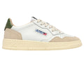 Autry Medalist Low Sneaker Wit/Beige/Donker Groen