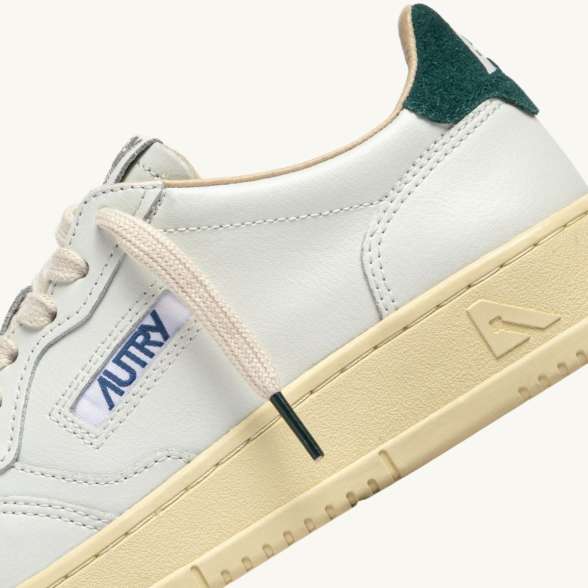 Autry Medalist Low Sneaker Wit/Groen