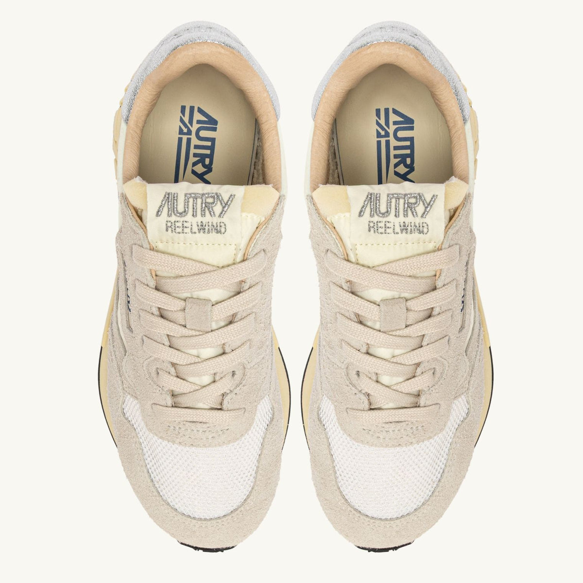 Autry Reelwind Low Sneaker Grau/Beige