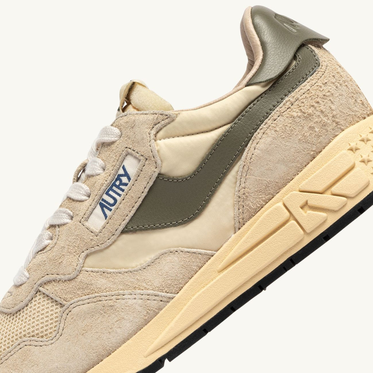 Autry Reelwind Low Sneaker Beige/Groen