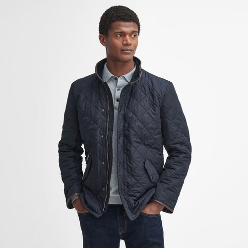 Barbour Powell Quilted Jas Navy