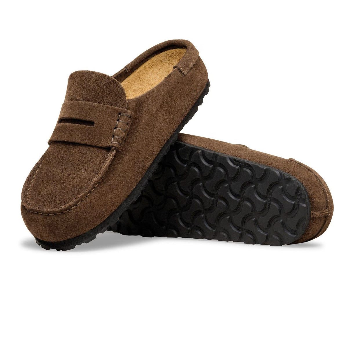 Birkenstock Naples Wrapped Pantoffel Bruin