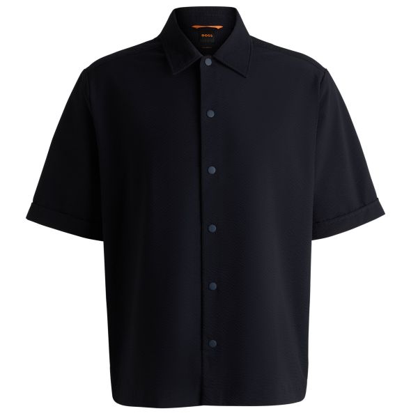 Boss Lapoully Overhemd Navy