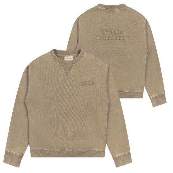 Bram’s Fruit Cut & Sew Gardening Sweater Beige