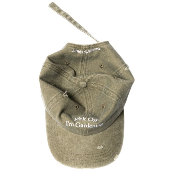 Bram's Fruit Gardening Distressed Cap Donker Groen