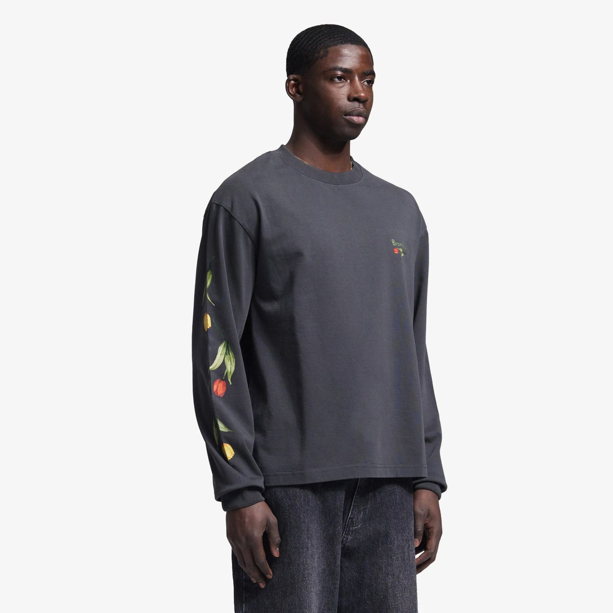 Bram’s Fruit Flora 2.0 Longsleeve T-shirt Zwart