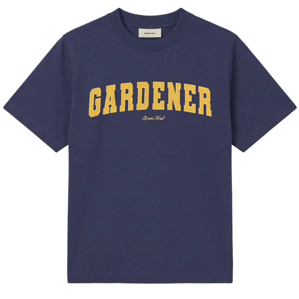 Bram’s Fruit Gardener T-shirt Donker Blauw