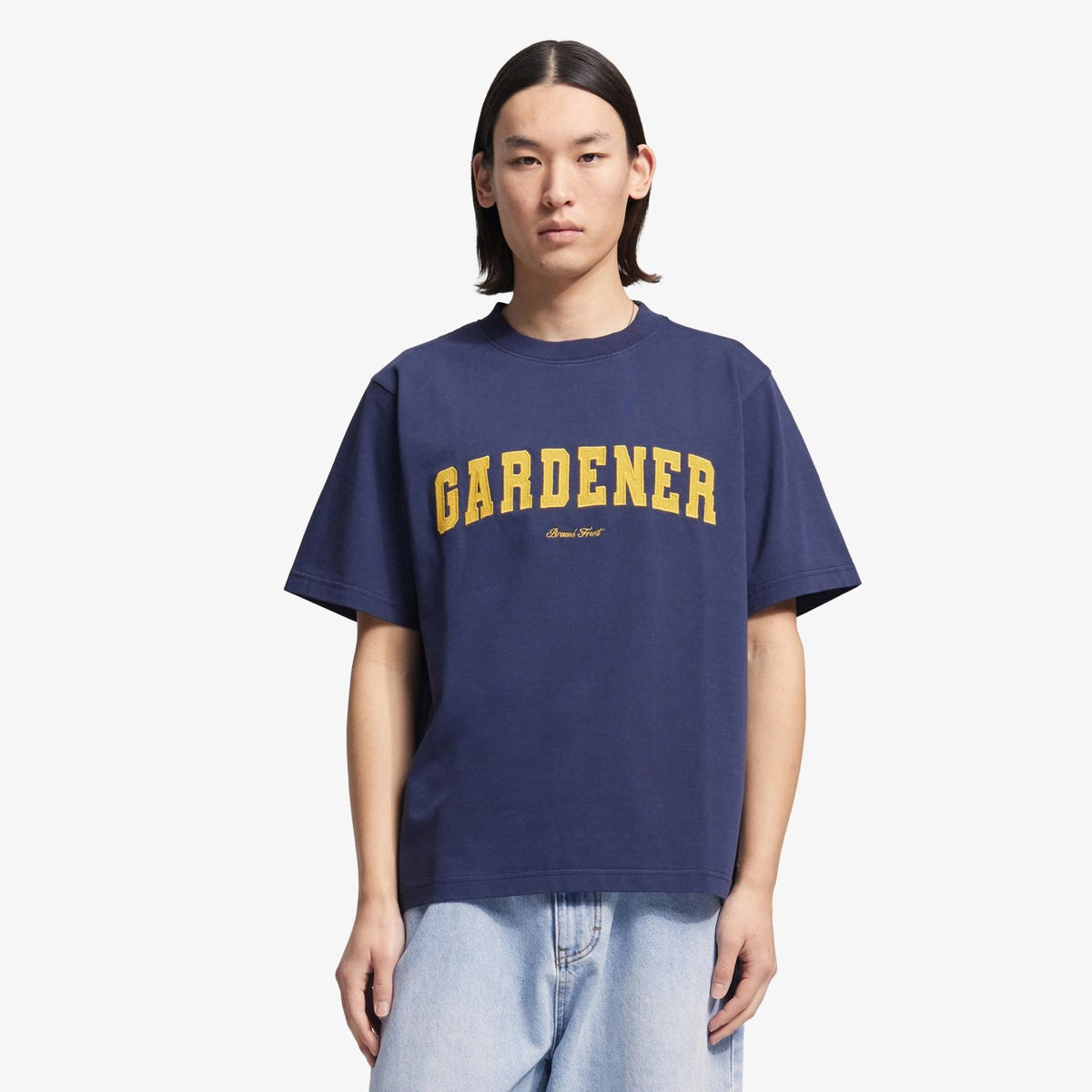 Bram’s Fruit Gardener T-shirt Donker Blauw