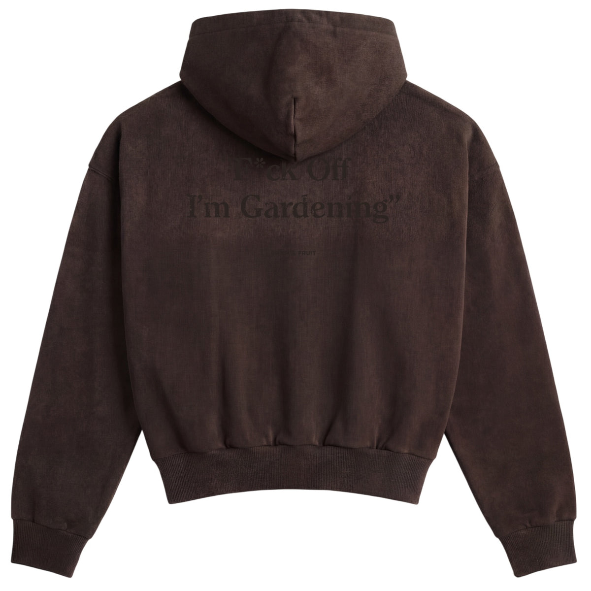 Bram’s Fruit Gardening Distressed Hoodie Bruin