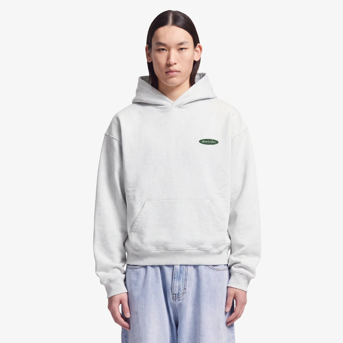 Bram’s Fruit Gardening Distressed Hoodie Grijs