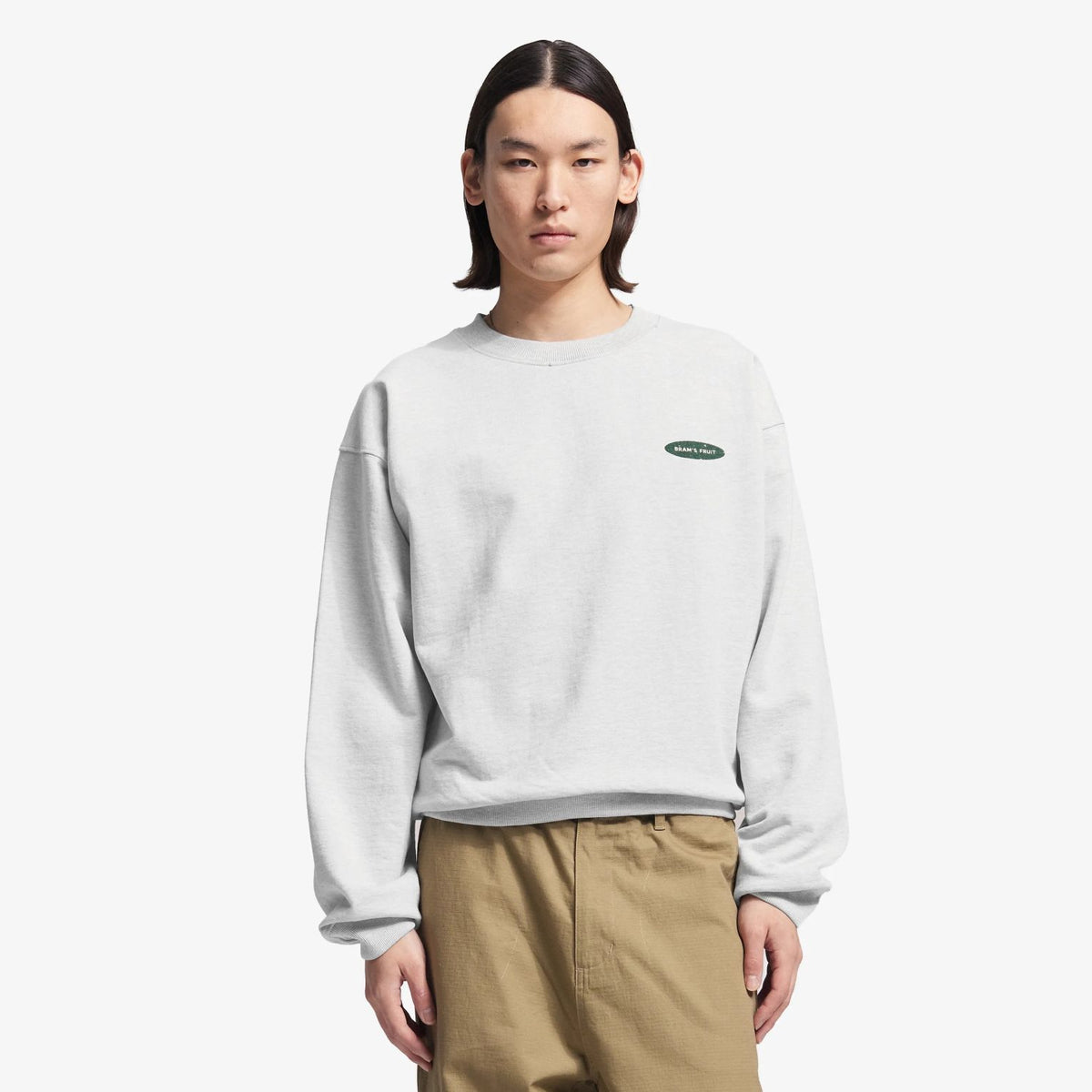 Bram’s Fruit Gardening Distressed Sweater Grijs