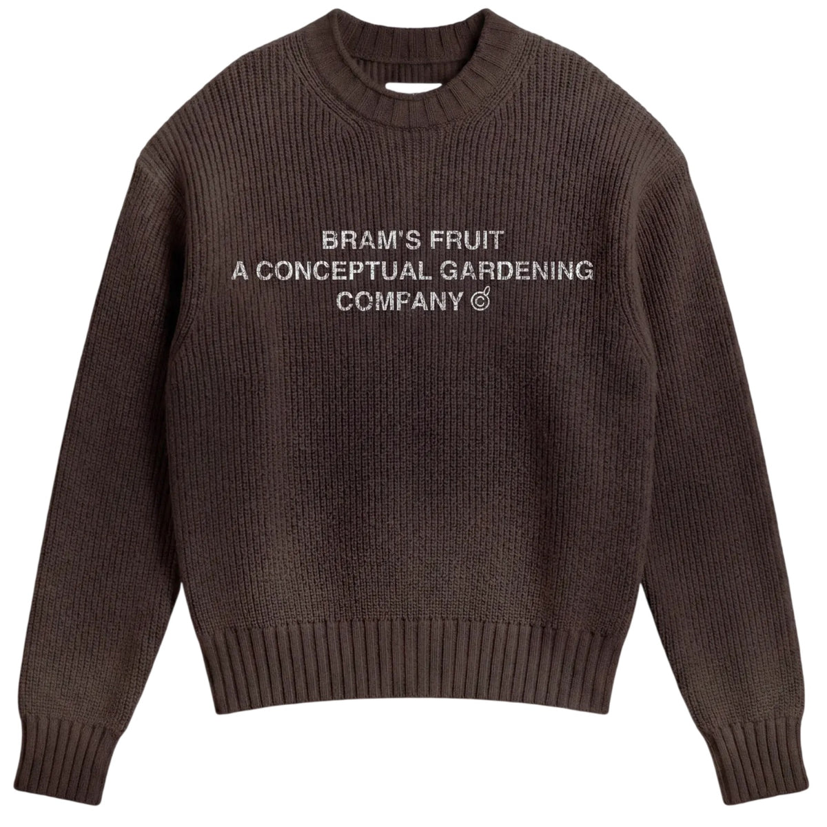 Bram’s Fruit Stamp Knit Sweater Bruin