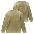 Bram’s Fruit Stamp Waffle Longsleeve T-shirt Donker Groen