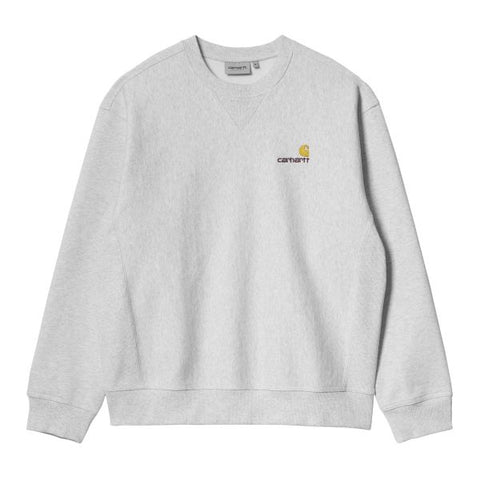 Carhartt WIP American Script Sweater Licht Grijs