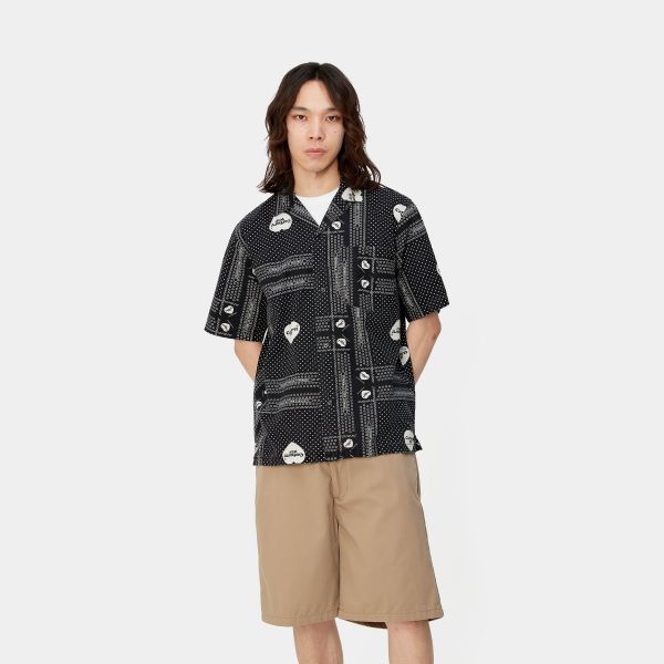 Carhartt Heart Bandana Overhemd Zwart