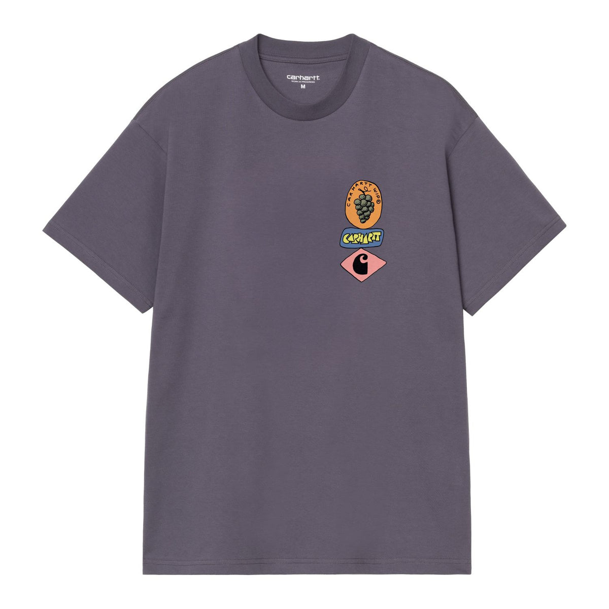 Carhartt WIP Stacked Grapes T-shirt Paars